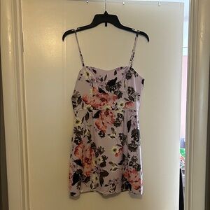 French Connection Lilac Floral Mini Dress